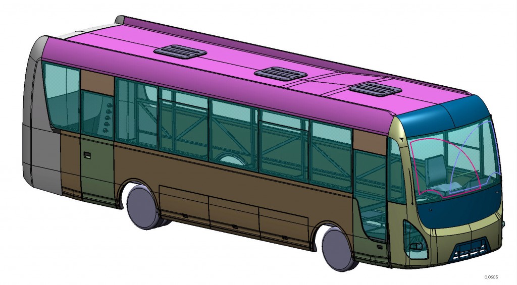 Проектирование обвеса кузова автобуса